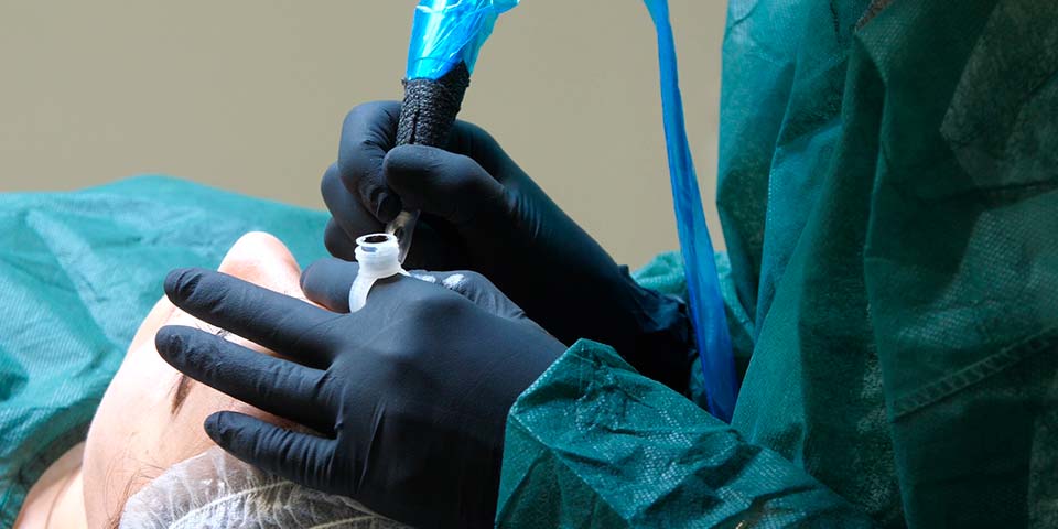 Trattamento di trucco permanente