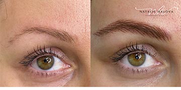 Trucco permanente delle sopracciglia